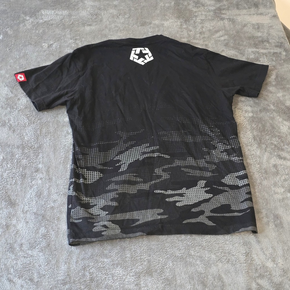 Tribal‎ Streetwear XXL T-Shirt Black Camo Worldwide Clique Graphic Skater Tee - Picture 7 of 15
